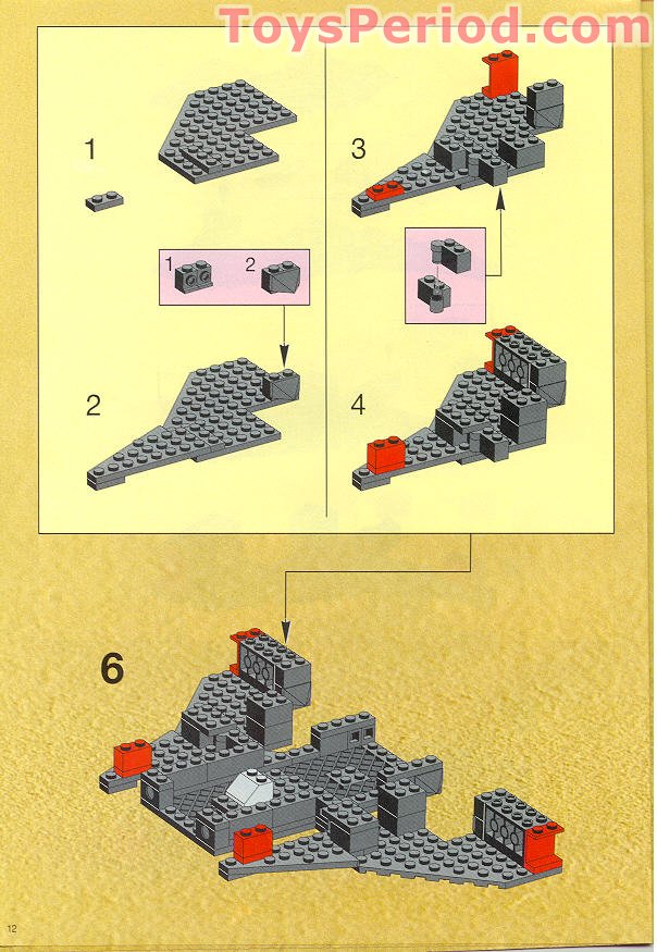 1992 lego red instruction box