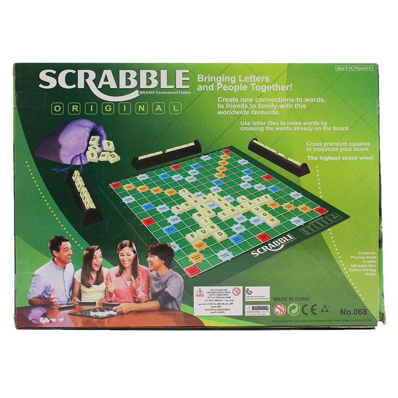 scrabble junior brand crossword game instructions