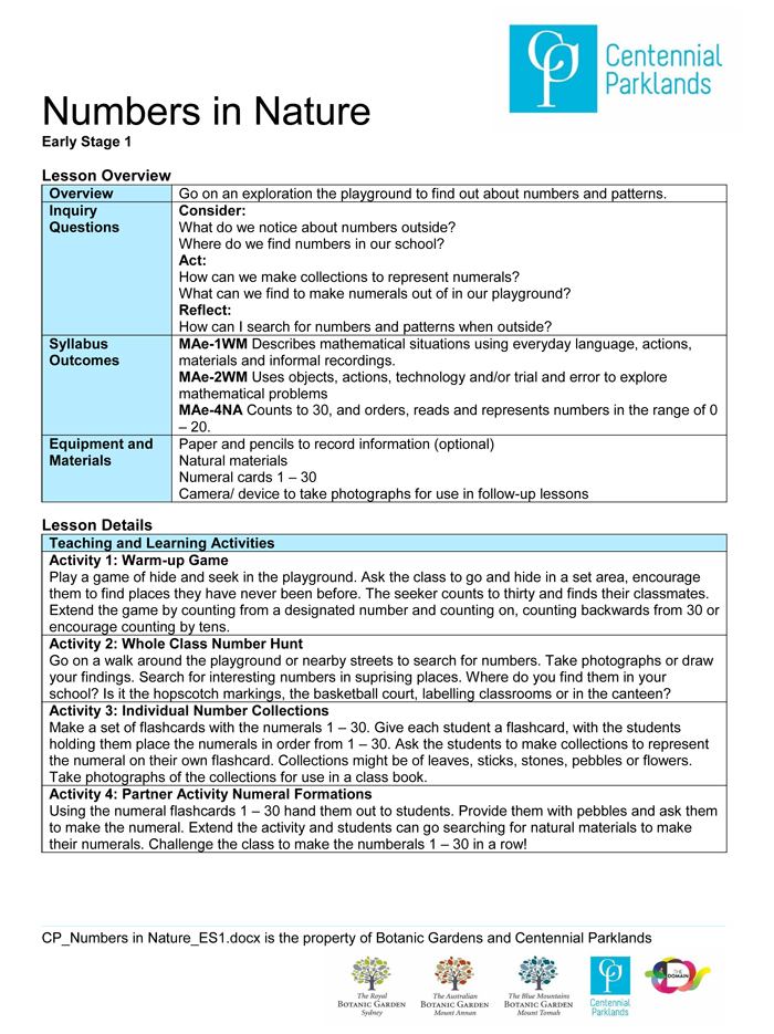 nsw syllabus stage 1 following instructions