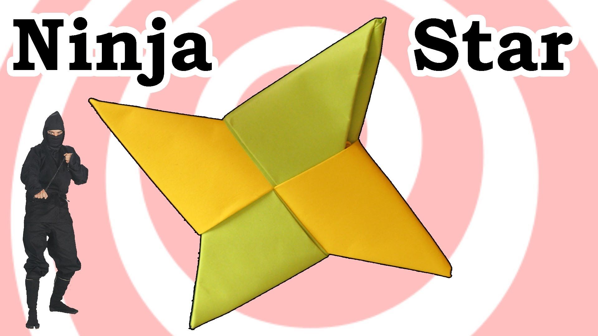 how to make a ninja star easy instructions