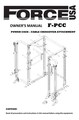 force usa power rack assembly instructions