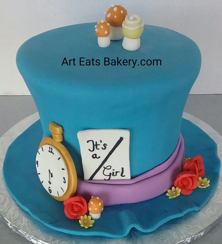 mad hatter hat cake instructions