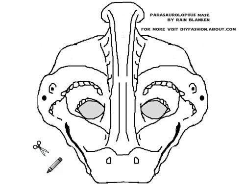 triceratops mask sewing instructions