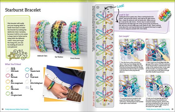 rubber band loom instructions printable