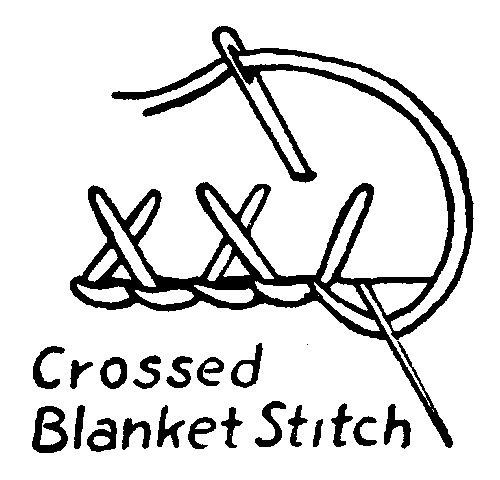 machine blanket stitch instructions