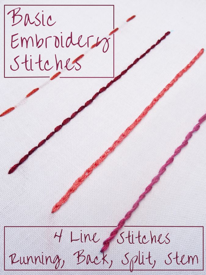 embroidery stitches instructions split stitch