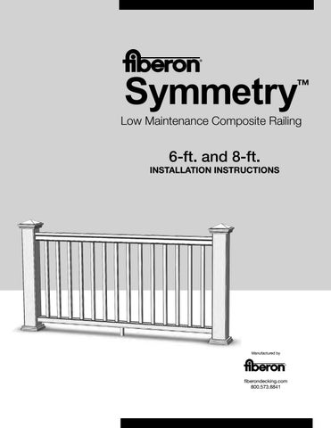 fiberon railing installation instructions