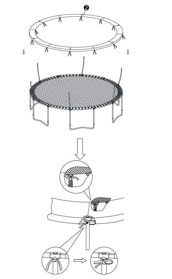 bazoongi trampoline assembly instructions