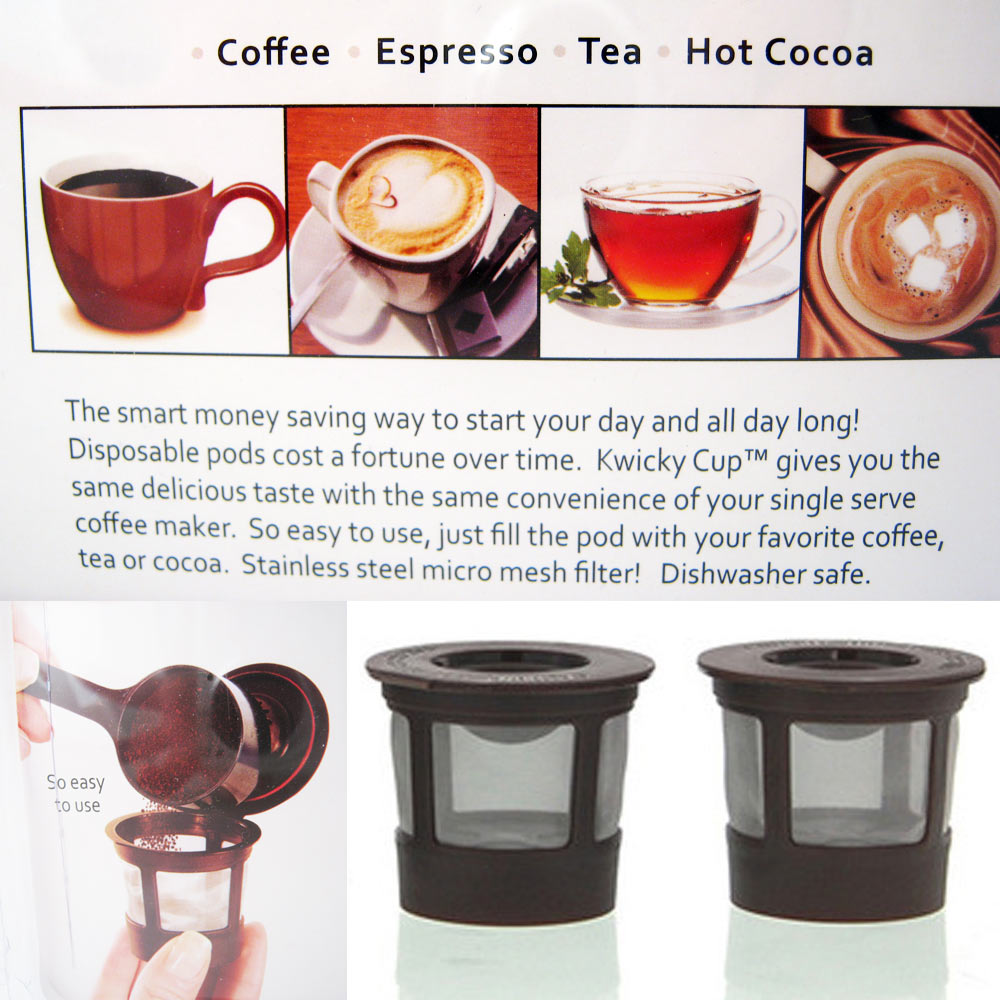 keurig k cup reusable coffee filter instructions