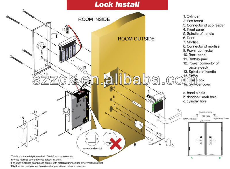 how to install t locks instructions