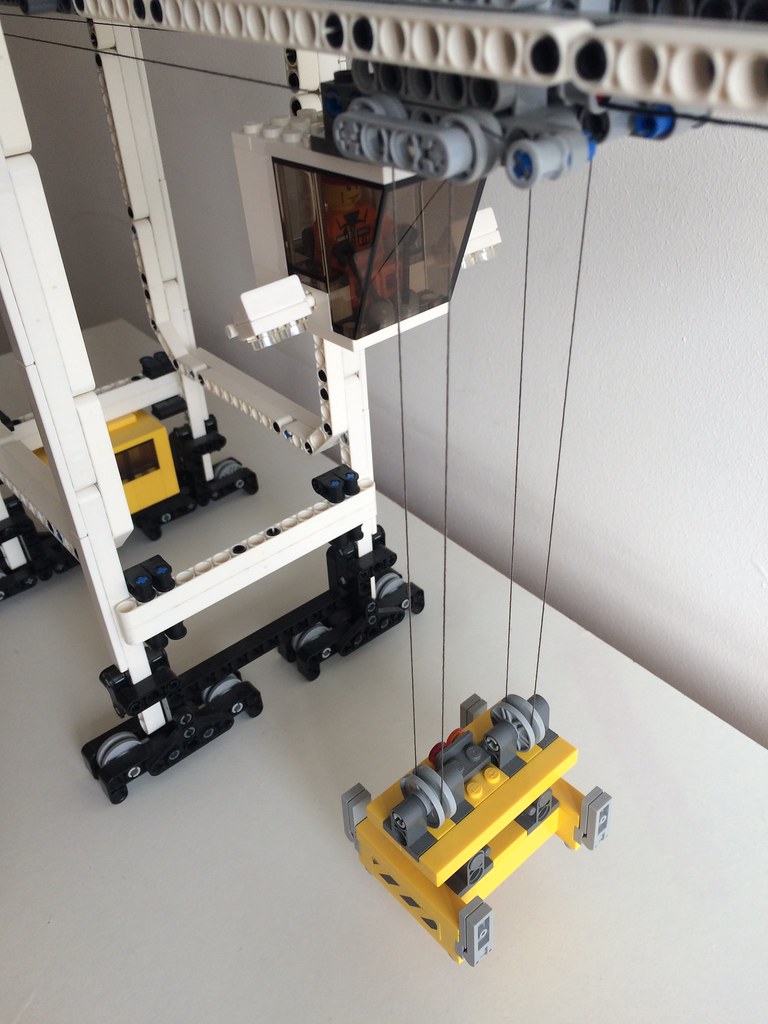 lego technic container crane instructions