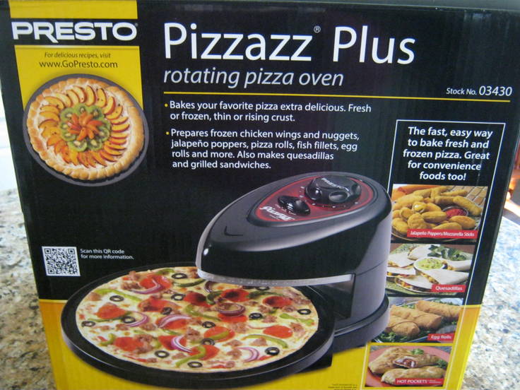 pizzazz plus rotating oven instructions