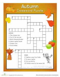 crossword puzzle test instructions