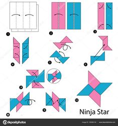 how to make a ninja star easy instructions
