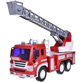 instructions fire truck toy shoots water