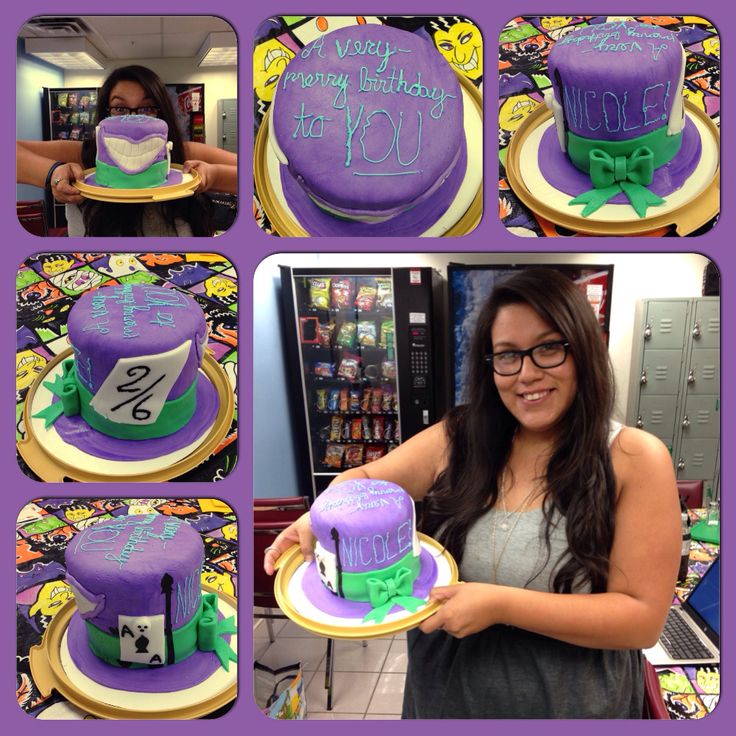 mad hatter hat cake instructions