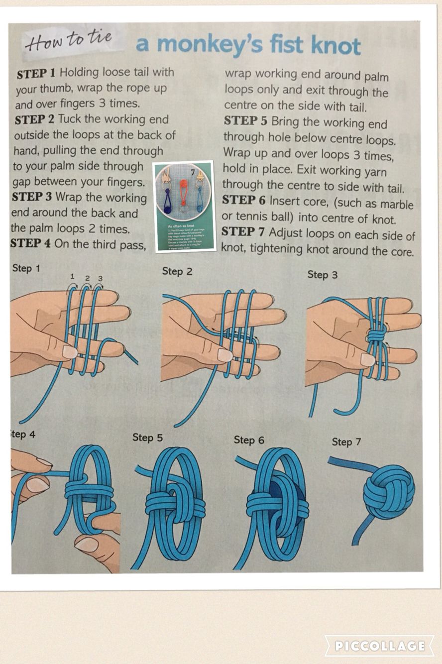 monkey paw knot instructions