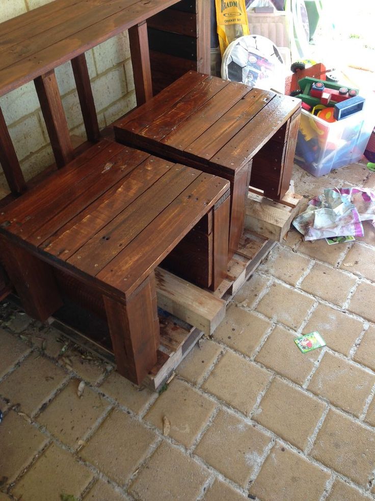 pallet end table instructions