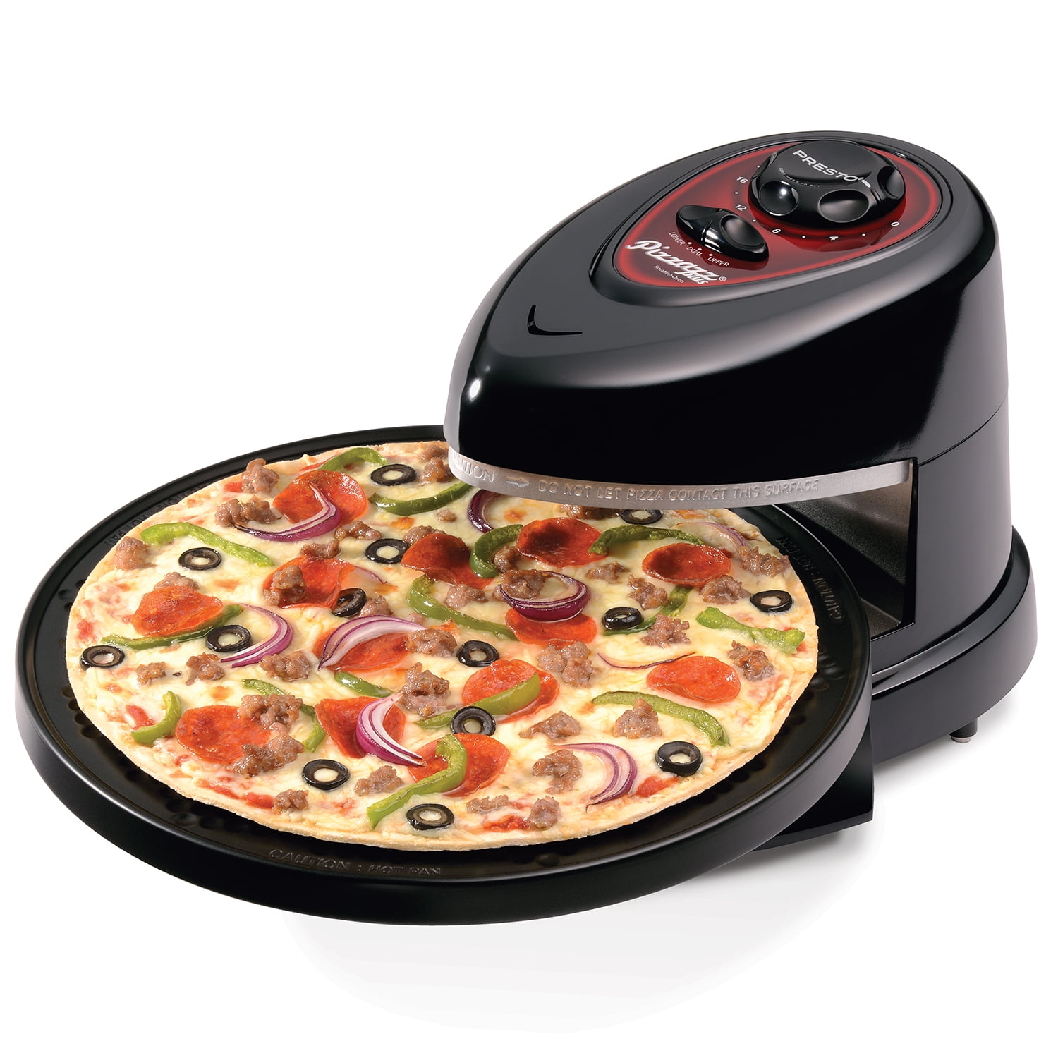 pizzazz plus rotating oven instructions