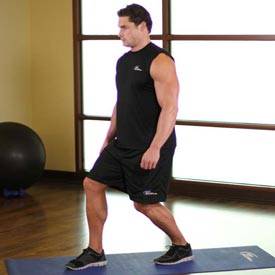 standing hip flexor stretch instructions